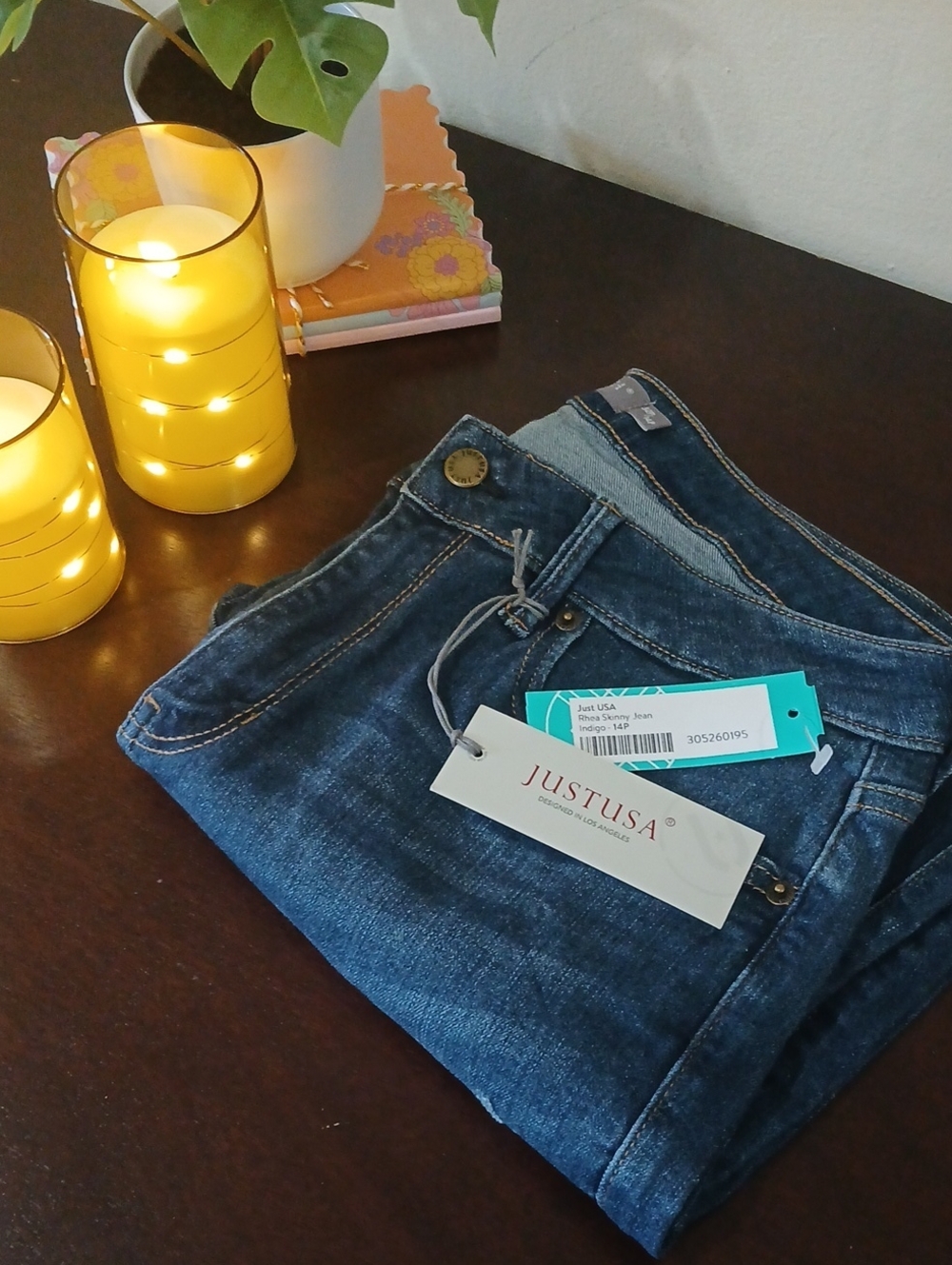 Just USA Women's Dark Blue Skinny Jeans